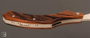   Couteau "Phasme" en bois de fer par la Coutellerie Savignac
