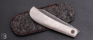   Couteau " Proto " framelock par Stéphane Espi - Titane et RWL34