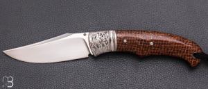    Couteau " Ryan's  " custom par Raphaël Durand - Kevlar "Thunderstrike" et RWL-34