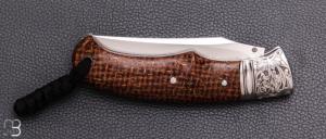    Couteau " Ryan's  " custom par Raphaël Durand - Kevlar "Thunderstrike" et RWL-34
