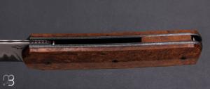    Couteau " Sanjo " custom par Guy Poggetti - Rag micarta et lame en Sandinox
