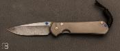 Couteau Sebenza 31 Small Damascus Raindrop Drop point de Chris Reeve - S31-10006 