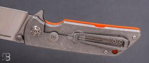    Couteau Böker Solingen -  Sherman EDC II - G10 Orange - 110125