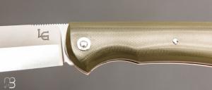    Couteau " Sitka" par Laurent Gaillard - G10 et lame en 14c28