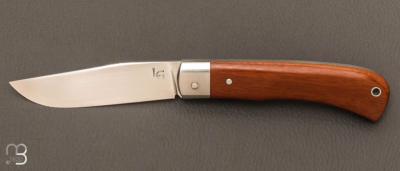 Couteau " Slipjoint " custom par Laurent Gaillard - Micarta canvas et 14c28N