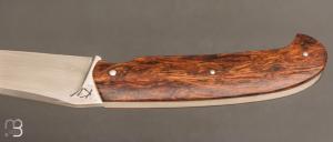   Couteau " Slipjoint " custom par Karim Valentin - Bois de fer et 14c28N