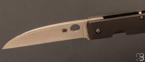 Couteau " Swayback " par SPYDERCO - Titane et lame en CTS-XHP