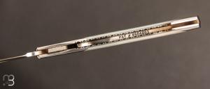   Couteau  "  Swift " Self-Lock  par Scott Sawby - Nacre et ATS34