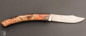    Couteau de poche le Thiers 13 cm par Cognet - Marronnier stabilisé et 14c28N