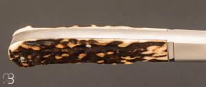   Couteau " Trapper " Stag de Ken Steigerwalt