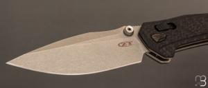   Couteau " ZT0203CF " par ZERO TOLERANCE - Fibre de carbone et lame en M390