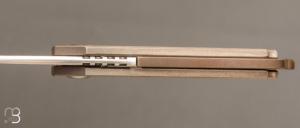Couteau coupe-cigare  " Monster " par Thierry Savidan - Titane et RWL-34