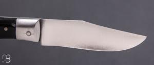    Couteau "cran carré" Pierre Henri Monnet - Croûte de buffle et 90McV8