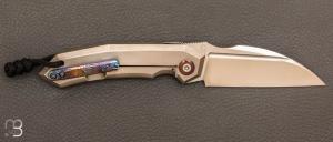 Couteau custom "  First Speartac Intégral "  de GTKnives - Thomas Gony