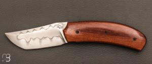    Couteau " custom " par Guy Poggetti - Micarta et lame en acier C130