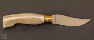 Couteau de poche " Bergamasco " corne blonde par Consigli 