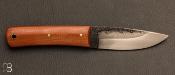 Couteau droit "Hunter" micarta par Don Hanson III