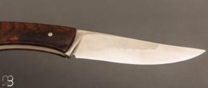   Couteau droit par Nicolas Mestrallet - Atelier du couteau de Vaunaveys - Acier C130 et bois de fer