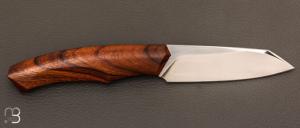   Couteau droit custom par Mathis Poujol - Bois de fer et RWL-34