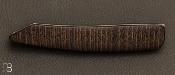 Couteau pliant Sknife frêne noir et damas twist