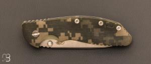 Couteau tactique 3,5'' XM-18 Spanto Digital Camo Stw par Rick Hinderer