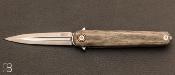 Dague pliante MKM Flame Light micarta vert - MKFL02LGC