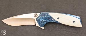 Couteau  "  Faisal Yamin Design Flipper " par Les Voorhies 