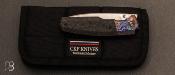 Couteau " Fif20 by CKF " ZircuTi et fibre de carbone marble par CKF Knives et Philippe Jourget