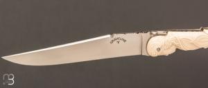    Couteau  "  Laguiole tête de femme " de collection par Isabelle et Pascal Graveline