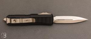 Couteau Automatique Microtech - UTX-85® II D/E Signature Series  Stonewash Standard - 232II-10 S