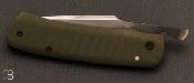 Couteau de poche Piémontais G10 Kaki par Maxime Belzunce
