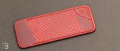 Etui cuir pour couteau "Le petit" des Fines Lames - Racing Cherry Red